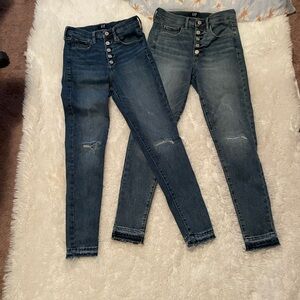 Gap size 2 jeans jeans lot of 2